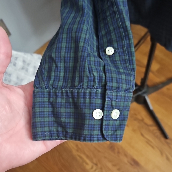 Polo Ralph Lauren Men's Navy Checkered Casual Shirt - Picture 6 of 11